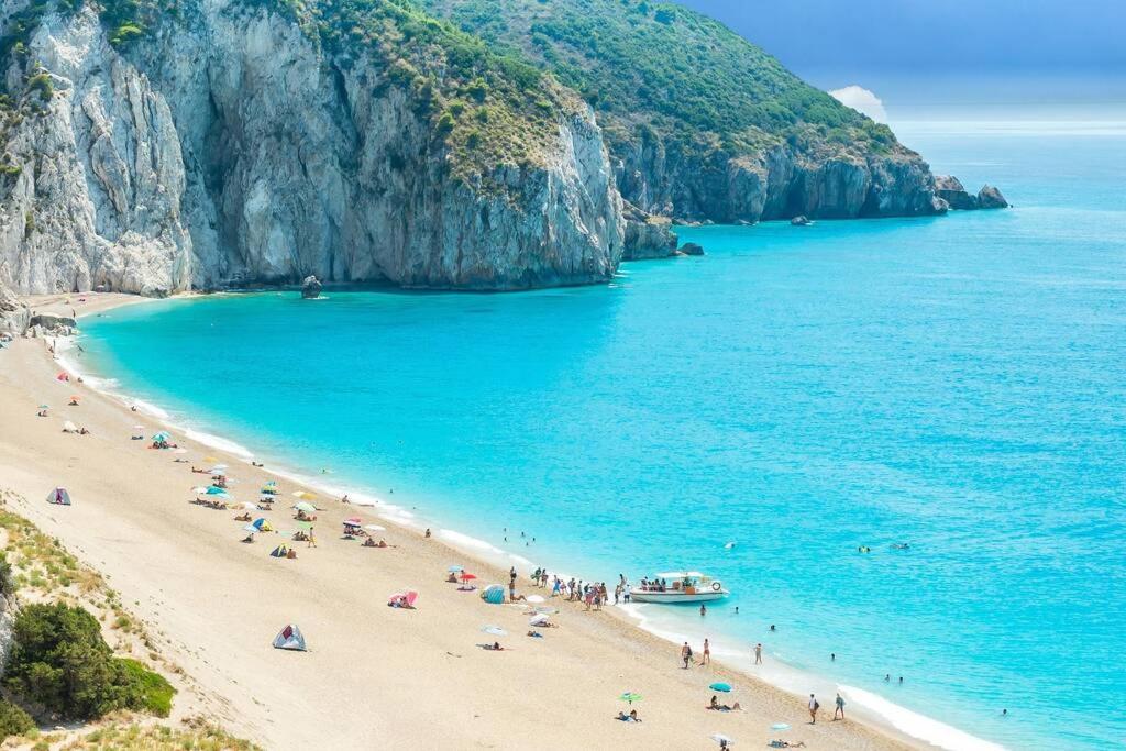 The Wave Twin Villa 1 Kathisma Beach Lefkada 외부 사진