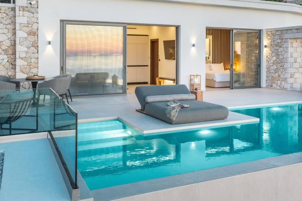 The Wave Twin Villa 1 Kathisma Beach Lefkada 외부 사진