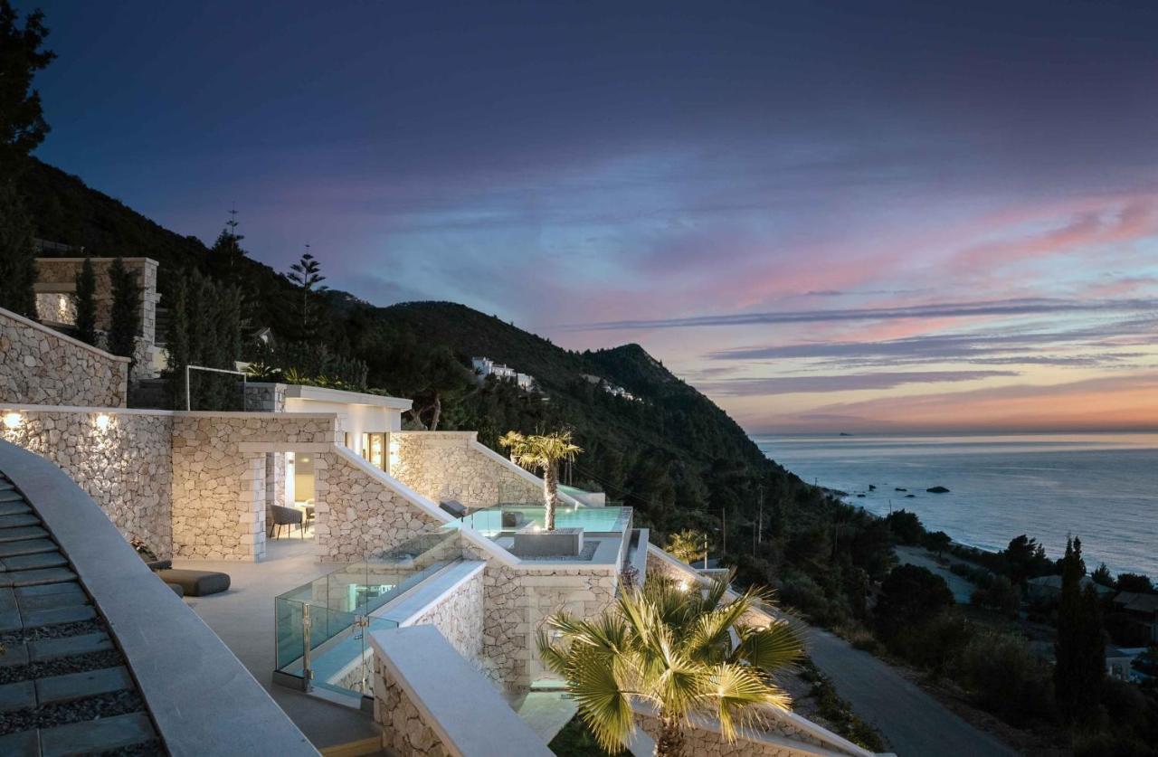 The Wave Twin Villa 1 Kathisma Beach Lefkada 외부 사진