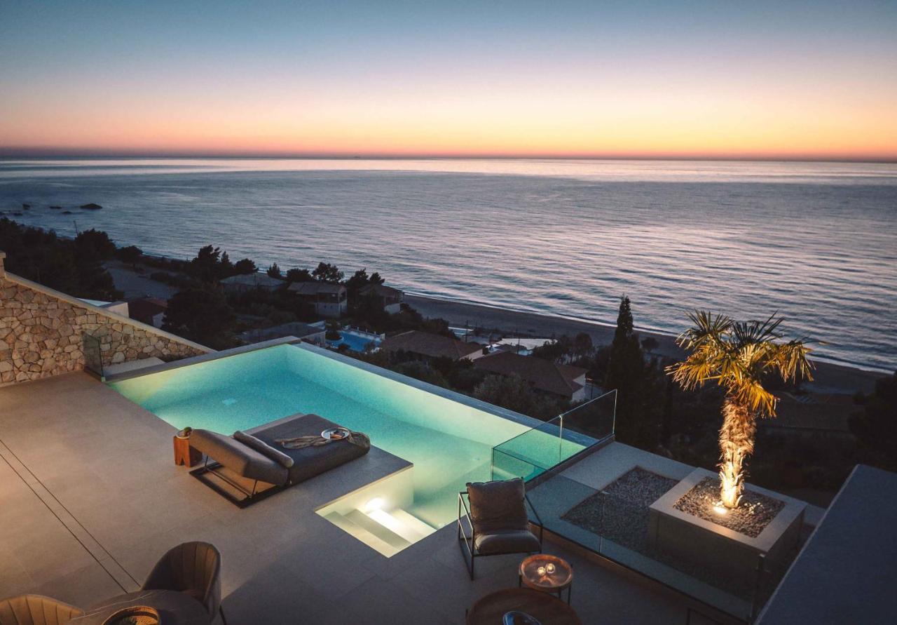 The Wave Twin Villa 1 Kathisma Beach Lefkada 외부 사진